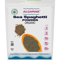 Sea Spaghetti Seaweed Powder, Organic - Kosher 150 gr