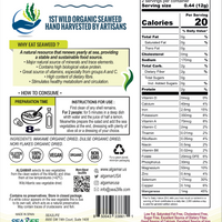 Sea Vegetables for Salads with Dulse Dried Organic - Kosher Seaweed