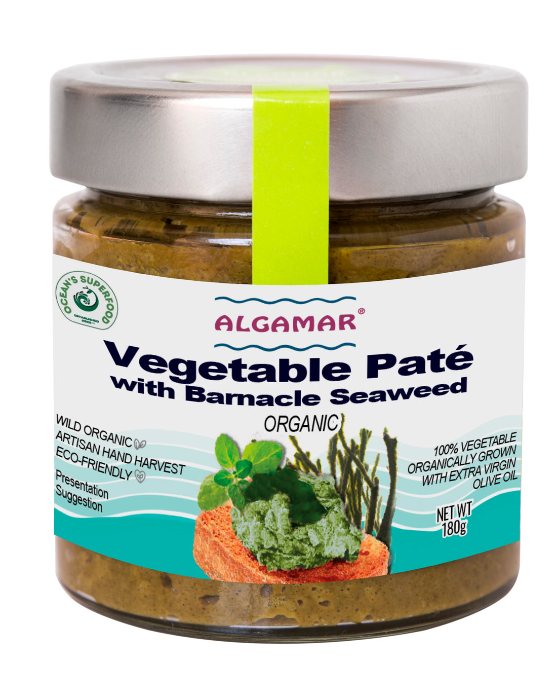 Vegetable Pate with Barnacle Seaweed, Organic