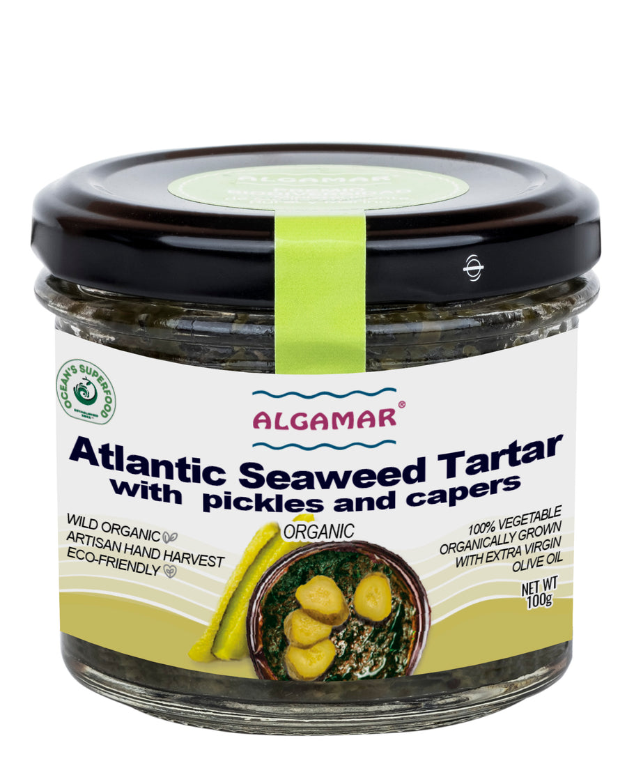 Atlantic Seaweed Tartar with Pickles and Capers, Organic