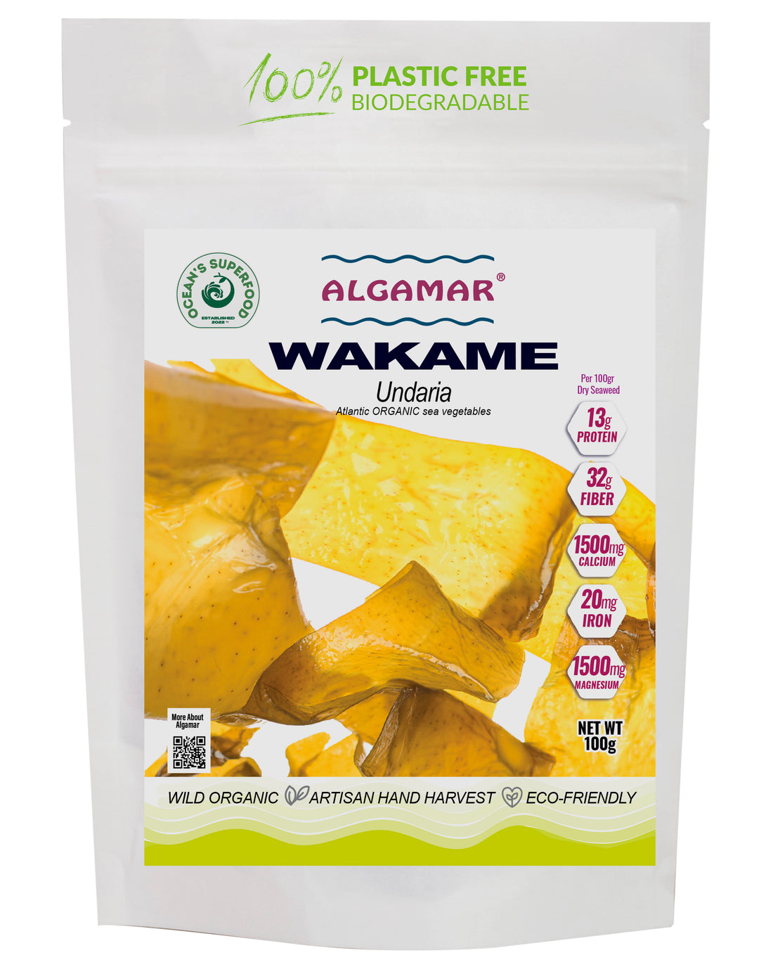 Wakame Undaria Dried Organic - Kosher