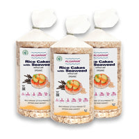 Rice Cakes with Seaweed, without salt, Organic - Kosher 100g in Bundle of 3
