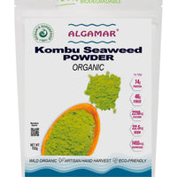 Kombu Seaweed Powder, Organic - Kosher 150 gr